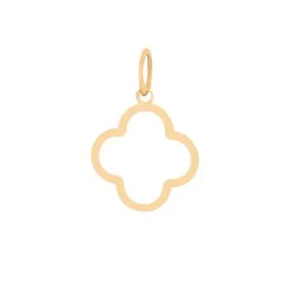 آویز گردنبند طلا 18 عیار زنانه درگونه مدل ونکلیف