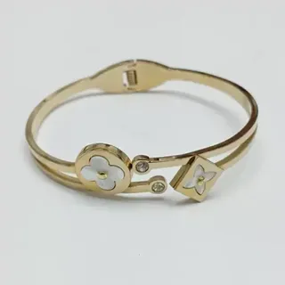 بنگل زنانه استیل کد 036