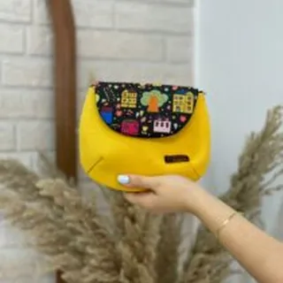 کیف فانتزی زرد