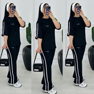 ست تیشرت شلوار ارکیده کد 86276