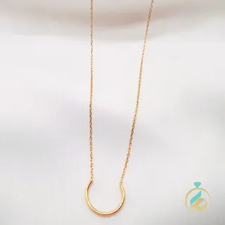 گردنبند طلا نیم هلال یکتاخواه