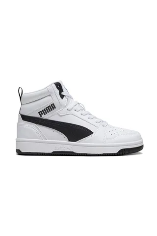 <span class="text-styled__StyledSpan-sc-d280c10c-1 dvOaRP">Puma< span>پوما Rebound V6 Mid Jr Young Casual Shoes 39383102 سفید