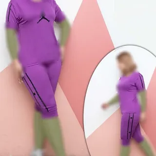 تیشرت و شلوارک باشگاهی زنانه