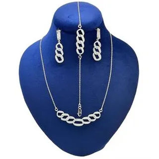 نیم ست نقره زنانه مدل BF 38