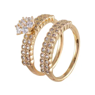 ست حلقه و پشت حلقه زنانه ژوپینگ کد AAE380