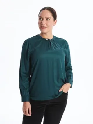 شومیز زنانه 28054 سایز 40 تا 54 مارک LC WALKIKI