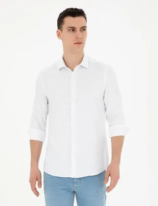 پیراهن آستین بلند مردانه پیر کاردین