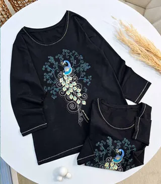 بلوز طلاکوب زنانه کد 3996