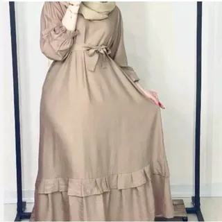 پیراهن ساحلی پیراهن زنانه بلند تابستانه شانتون فری سایز شکلاتی 