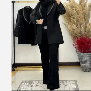 مانتو آستین لوزی زنانه دخترانه مازراتی نگین قد 90 دار 42 44