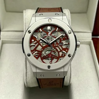 ساعت مچی مردانه قفل کلیپسی مارک دار هابلوت کیفیت بالا Hublot