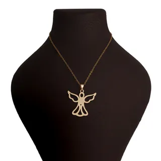 گردنبند طلا 18 عیار زنانه طلای کامک مدل فرشته