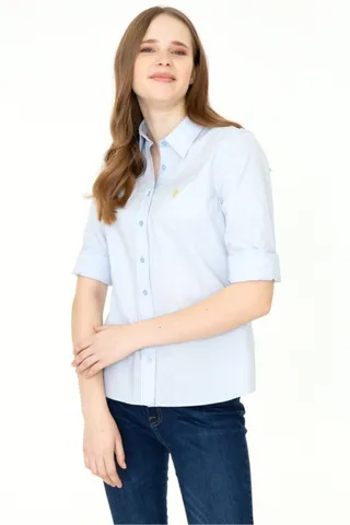 U.S. Polo Assn.پیراهن زنانه پولو اسن صورتی G082gl004.000.1365307