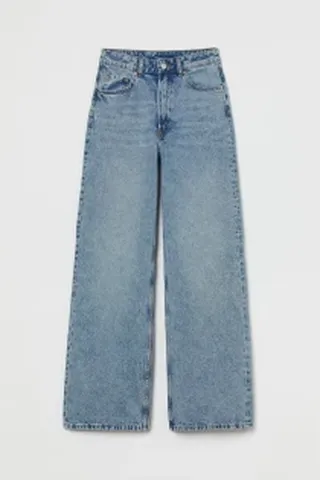 شلوار جینز زنانه 27644 سایز 32 تا 46 مارک H&M