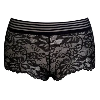 شورت زنانه ماییلدا مدل گیپور کد 4983-2216 رنگ مشکی