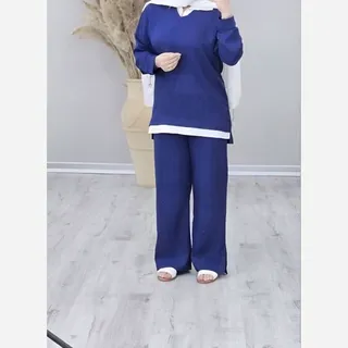 ست تونیک و شلوار ارسال رایگان جنس شانتون 