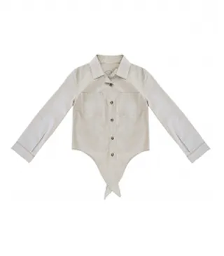 شومیز آستین بلند نخی دخترانه تیتیش مدل 14545