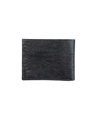 کیف پول جیبی چرم مشکی لیزارد بیسراک Bisrak مدل NL-JibiSa