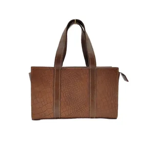 کیف دستی دست دوز زنانه چغانه چرم مدل WHB01