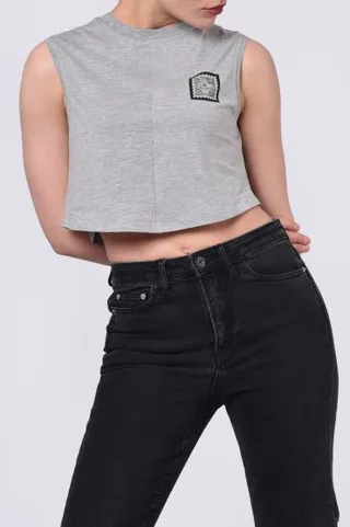 تاپ تیشرتی چاپی زنانه