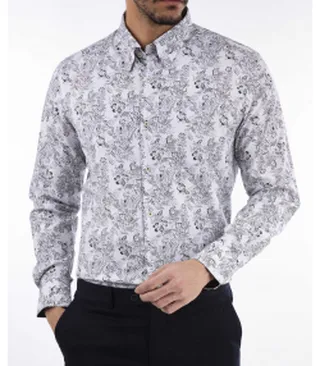 پیراهن مردانه کافه شرت Cafe Shirt کد1146