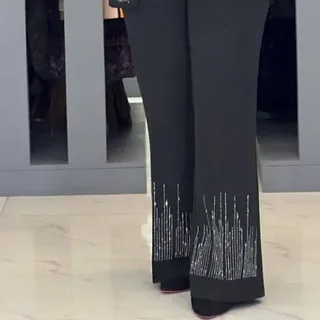 شلوار دمپا نگینی جنس مازراتی