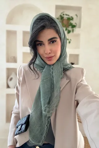 روسری حریر دور گیپور کد 520