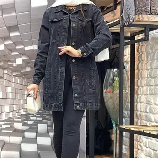 کت جین زنانه سایز بزرگ شیکلند 