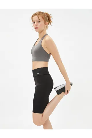 Kotonجوراب شلواری کوتاه ورزشکار چاپ کمر ضخیم