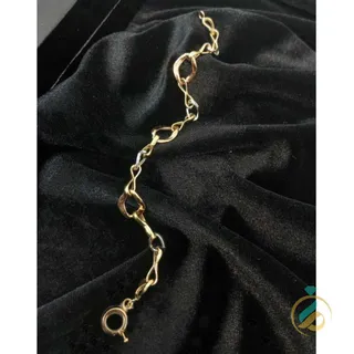 دستبند طلا رنگی جدید