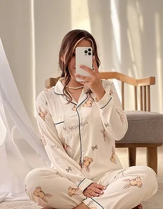 لباس خواب خرگوش پاپیونی🐇🎀