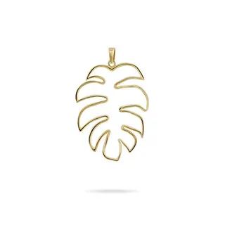 آویز طلا زنانه برگ مفتولی