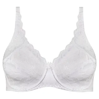 سوتین زنانه پانیذ مدل فنردار گیپور گلدار کد 66364-...