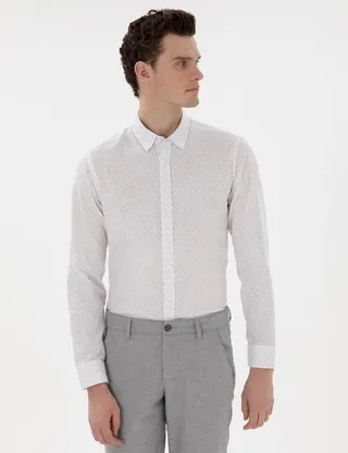 پیراهن آستین بلند مردانه پیر کاردین