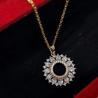 گردنبند ژوپینگ نگین دار زنانه 