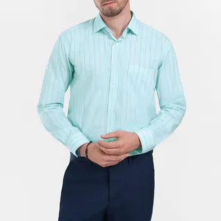 پیراهن آستین بلند یقه کراواتی مردانه ام کی مدل 180...