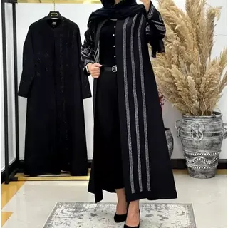 مانتو مجلسی سایز بزرگ تا سایز 58  زنانه بلند شیک ارسال رایگان