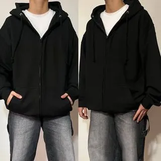 سویشرت زنانه طرح جلو زیپ تو کرکی درجه یک