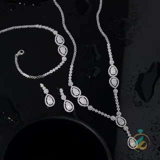 سرویس طلای اشکی سفید