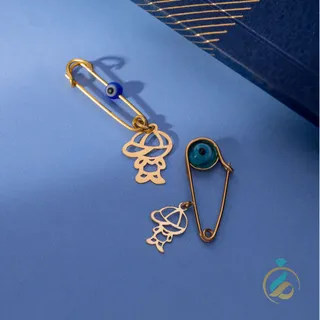 سنجاق سینه طلای پسرک