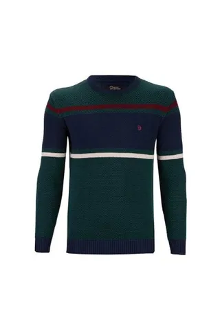 پلیور یقه گرد رینگر فندقی