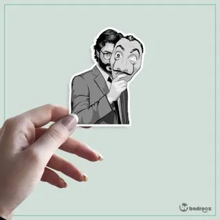 استیکر و برچسب سرقت پول - پروفسور  professor