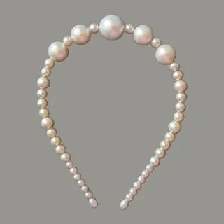 تل مو زنانه مدل مرواریدی کد 444