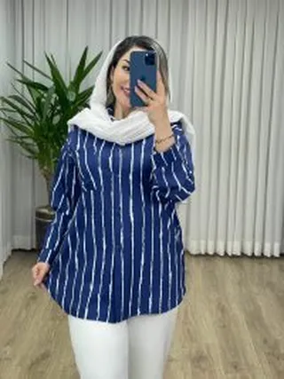 شومیز مانتویی پری کد 2123