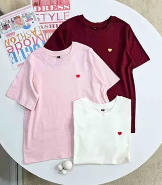 تیشرت گلدوزی نخ پنبه کد 4670