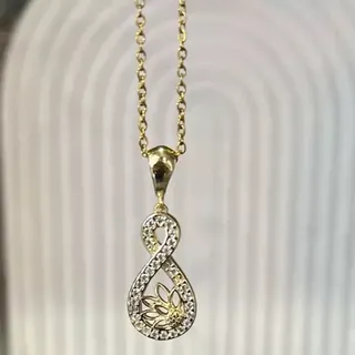 گردنبند زنانه طلاروس 