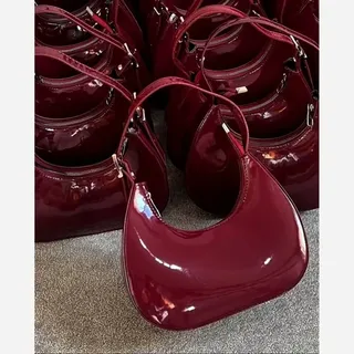 کیف زنانه چری جنس چرم ورنی