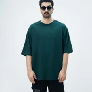 تیشرت مدل TIME سبز برند دسئو | deseo