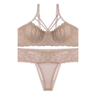 ست شورت و سوتین زنانه مدل لونا هارنس دار کد 19552st