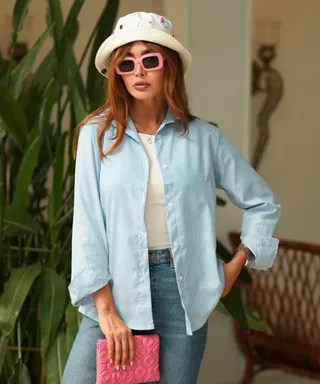شومیز آستین بلند A41300